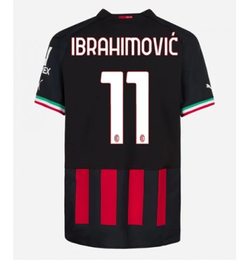 AC Milan Zlatan Ibrahimovic #11 Hjemmedrakt 2022-23 Kortermet